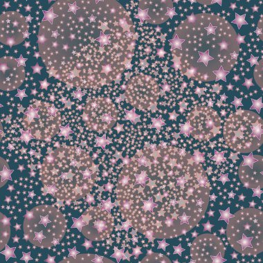 soyut geometrik renkli seamless modeli yıldız ile. Vektör çizim 