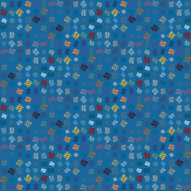 soyut geometrik renkli Dikişsiz desen arka plan için vektör çizim