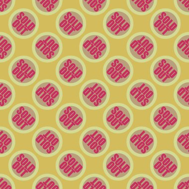 Dikişsiz desen, vektör çizim sattı