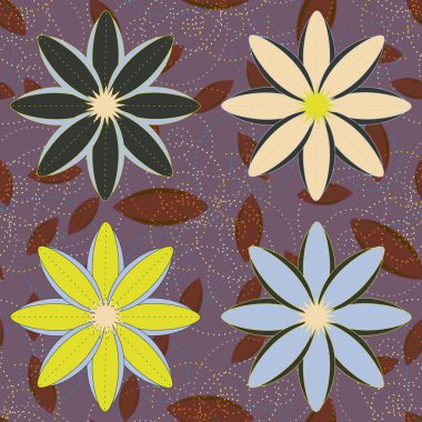 vektör çizim arka planı için seamless modeli   