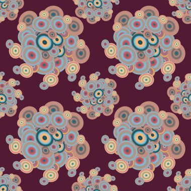 soyut geometrik renkli Dikişsiz desen arka plan için vektör çizim