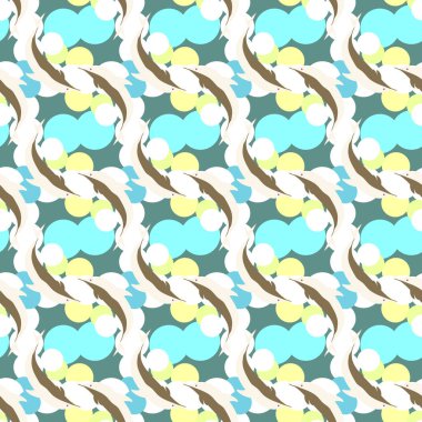 soyut geometrik renkli Dikişsiz desen arka plan için vektör çizim