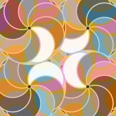 soyut geometrik renk desenli vektör çizimi