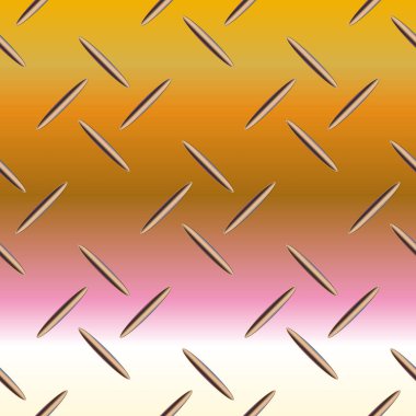 Oluklu demir doku, paslanmaz çelik desen, vektör çizim 