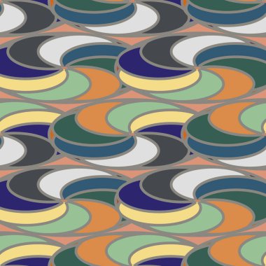 soyut geometrik renk desenli vektör çizimi