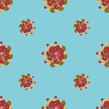 soyut geometrik renkli Dikişsiz desen arka plan için vektör çizim