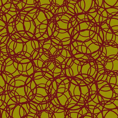 vektör çizim arka planı için daireler ile seamless modeli   