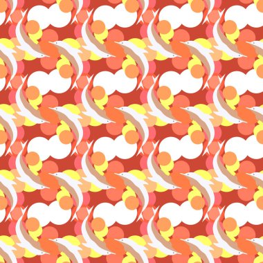 soyut geometrik renkli Dikişsiz desen arka plan için vektör çizim