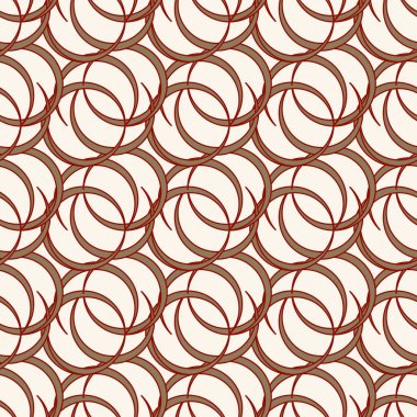 vektör çizim arka planı için daireler ile seamless modeli   