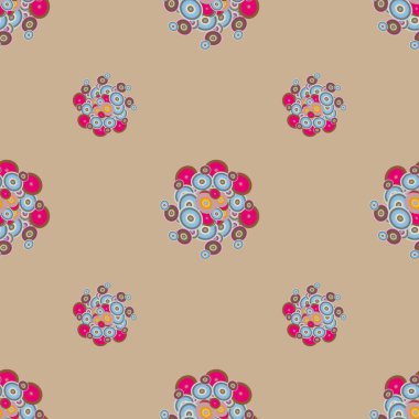 soyut geometrik renkli Dikişsiz desen arka plan için vektör çizim