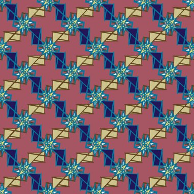 soyut geometrik Dikişsiz desen arka planı için. 