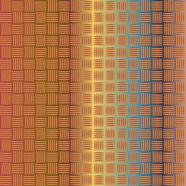 Oluklu demir doku, paslanmaz çelik desen, vektör çizim 