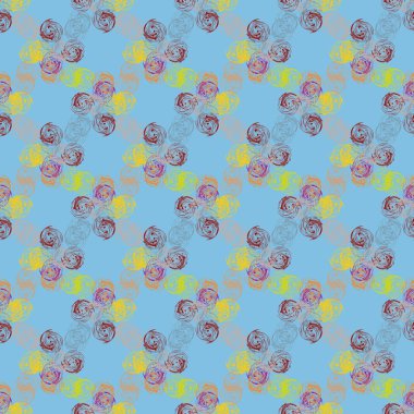 Soyut geometrik renkli seamless modeli, arka plan