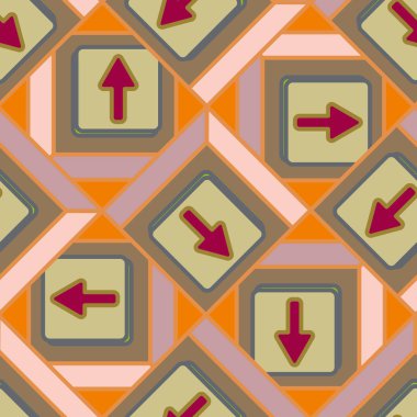 Kot düğmeleri Dikişsiz desen vektör çizim ile 