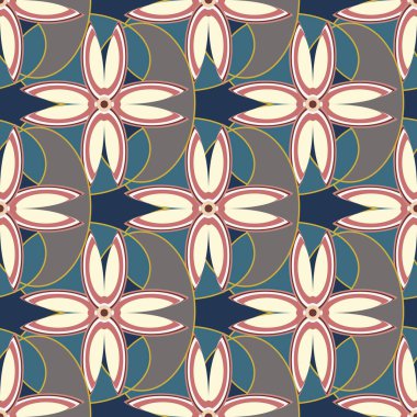 Sorunsuz çiçek desenli arka plan.