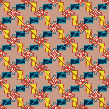 soyut geometrik Dikişsiz desen arka planı için. 