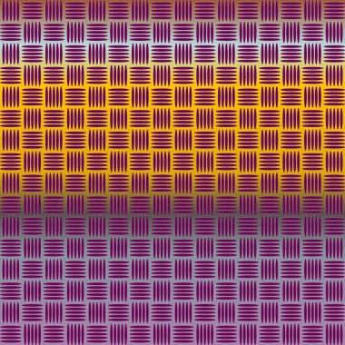 Oluklu demir doku, paslanmaz çelik desen, vektör çizim 