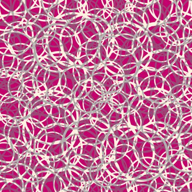 vektör çizim arka planı için daireler ile seamless modeli   