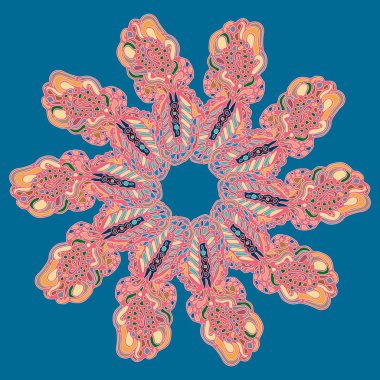 Stil zentangle yeni simetrik mandala doodle ile sanat esin kaynağı oldu. Duvar kağıdı, desen dolgularını, web sayfaları, yüzey dokuları için dekoratif nesne-ebilmek var olmak kullanılmış.