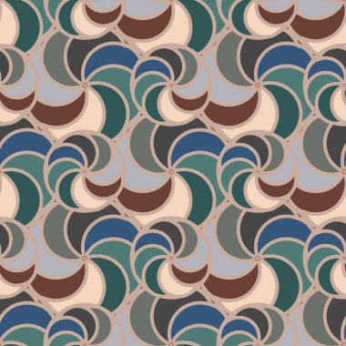 soyut geometrik renk desenli vektör çizimi