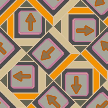 Kot düğmeleri Dikişsiz desen vektör çizim ile 