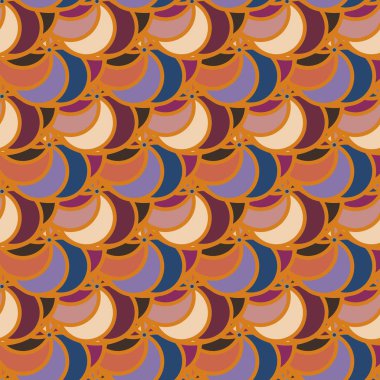 soyut geometrik renk desenli vektör çizimi