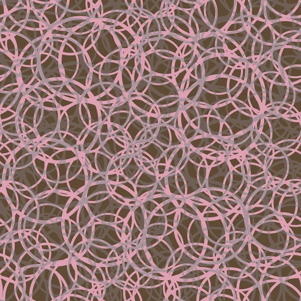 Illustration Vectorielle Motif Sans Couture Avec Des Cercles Pour Arrière — Image vectorielle