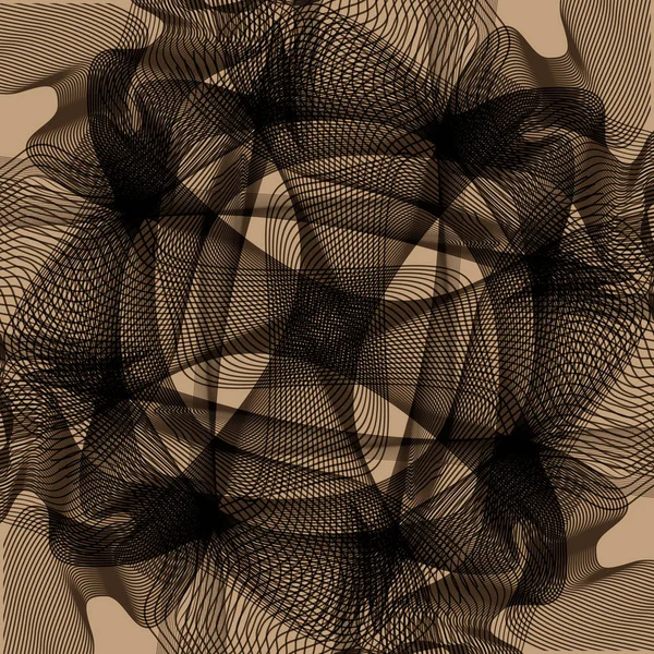 Abstrakta Texturerat Geometriska Entanglement Mönster För Bakgrund — Stock vektor