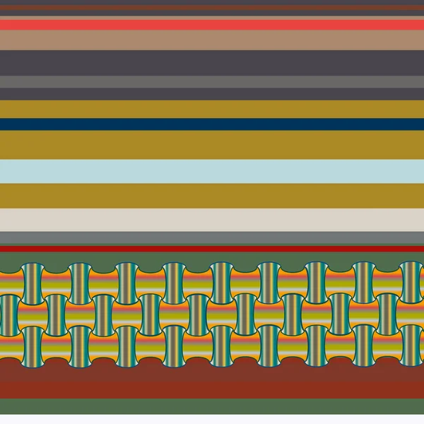 Abstraktes Geometrisches Buntes Muster — Stockvektor