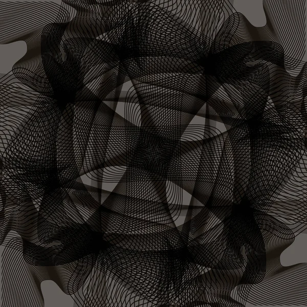 Abstracte Textuur Geometrische Entanglement Patroon Voor Achtergrond — Stockvector