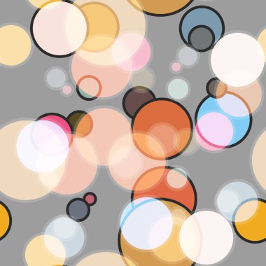 Daireler ile sorunsuz arka plan