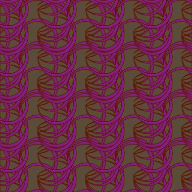 vektör çizim arka planı için daireler ile seamless modeli   