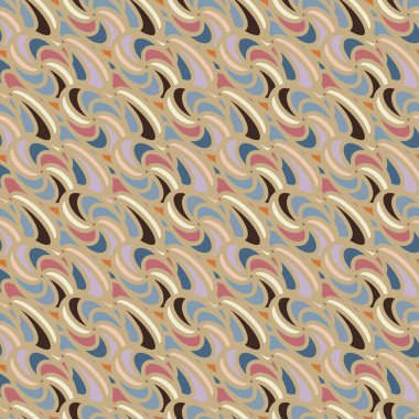 soyut geometrik renk desenli vektör çizimi