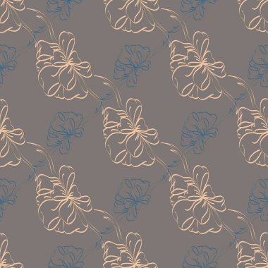 Renkli Yay ve kurdeleler sorunsuz desenli arka.