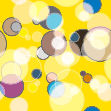 Daireler ile sorunsuz arka plan