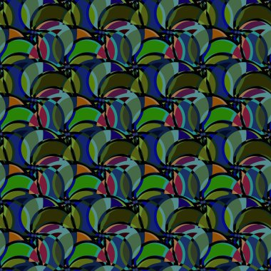 soyut geometrik renk desenli vektör çizimi