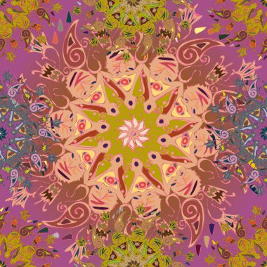 Arkaplan için soyut geometrik renkli desen. vektör illüstrasyonu 