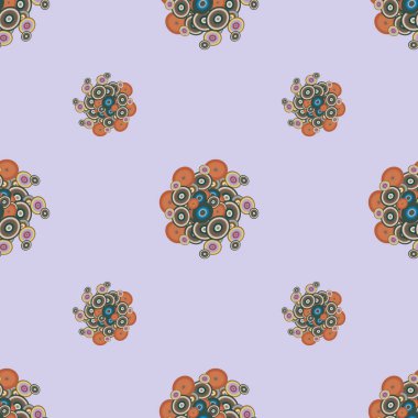 soyut geometrik renkli Dikişsiz desen arka plan için vektör çizim