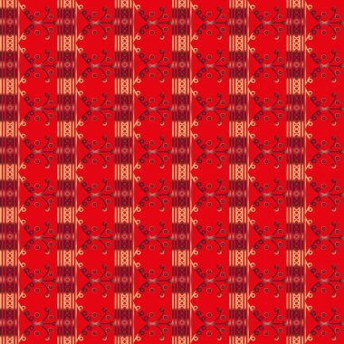 Altın seamless modeli, vektör çizim 