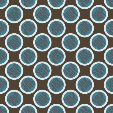 Dikişsiz desen, vektör çizim sattı