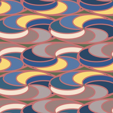 soyut geometrik renk desenli vektör çizimi