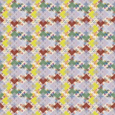 Soyut Dikişsiz renkli desen, vektör çizim