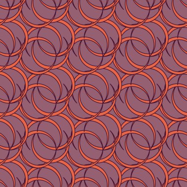 vektör çizim arka planı için daireler ile seamless modeli   