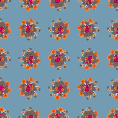 soyut geometrik renkli Dikişsiz desen arka plan için vektör çizim