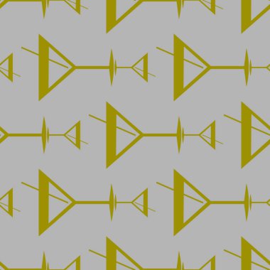 Tropik kokteyller desen, renkli kesintisiz vektör çizim