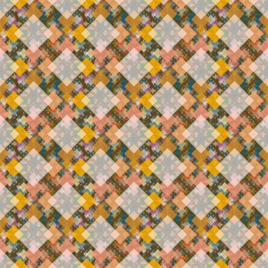 Soyut Dikişsiz renkli desen, vektör çizim