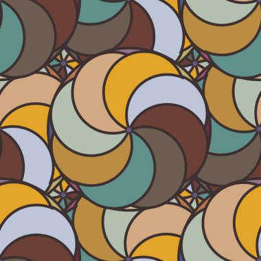 soyut geometrik renk desenli vektör çizimi