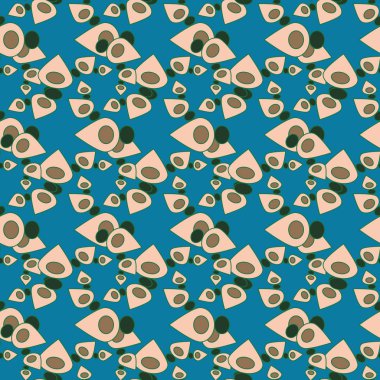 Soyut geo damla şeklindeki PIN arka plan deseni. 