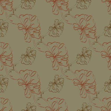 Renkli Yay ve kurdeleler sorunsuz desenli arka.