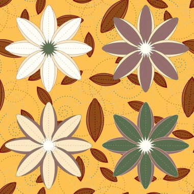 vektör çizim arka planı için seamless modeli   